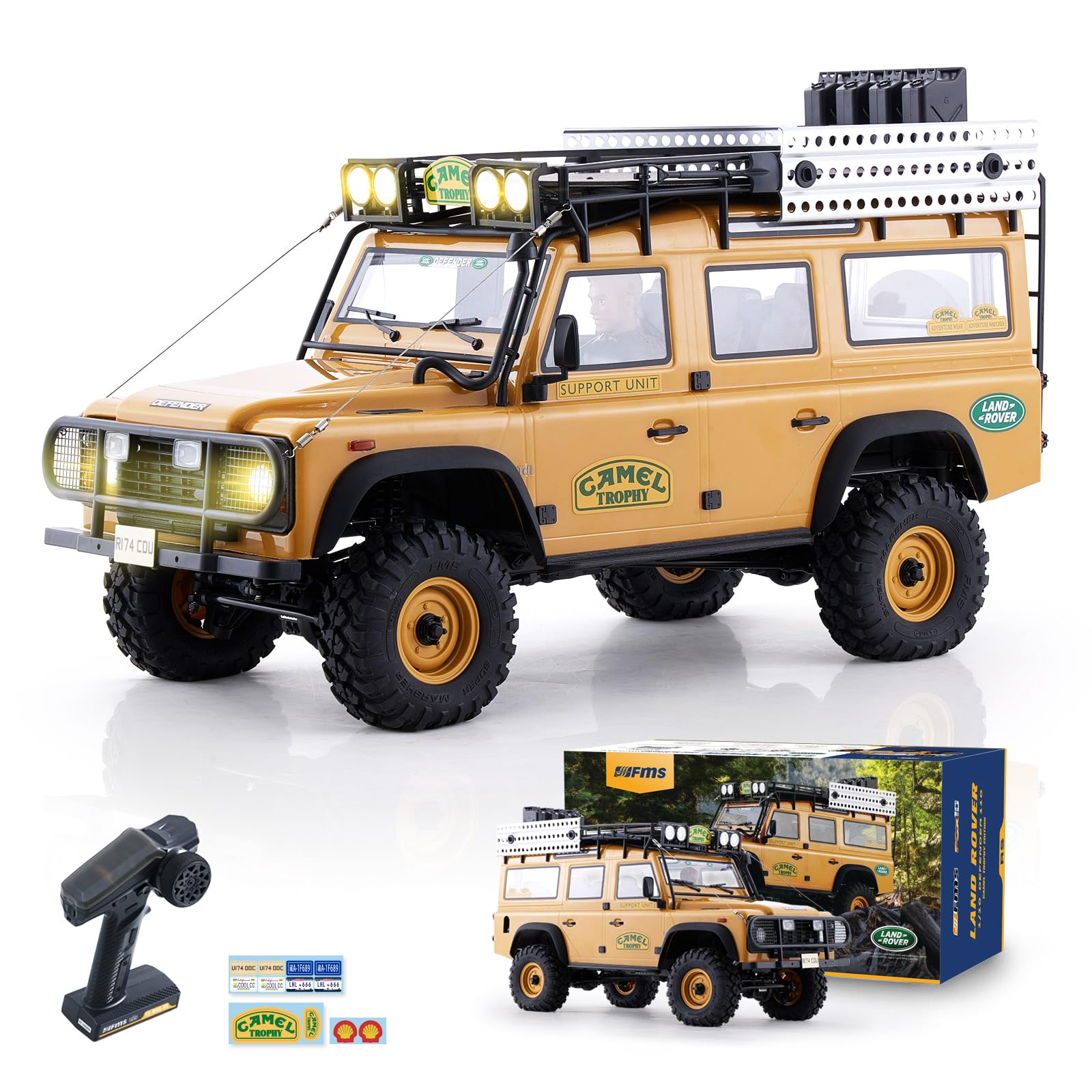 Amazon.co.jp: BEEZRC FMS 1/10 FCX10 RCクローラー